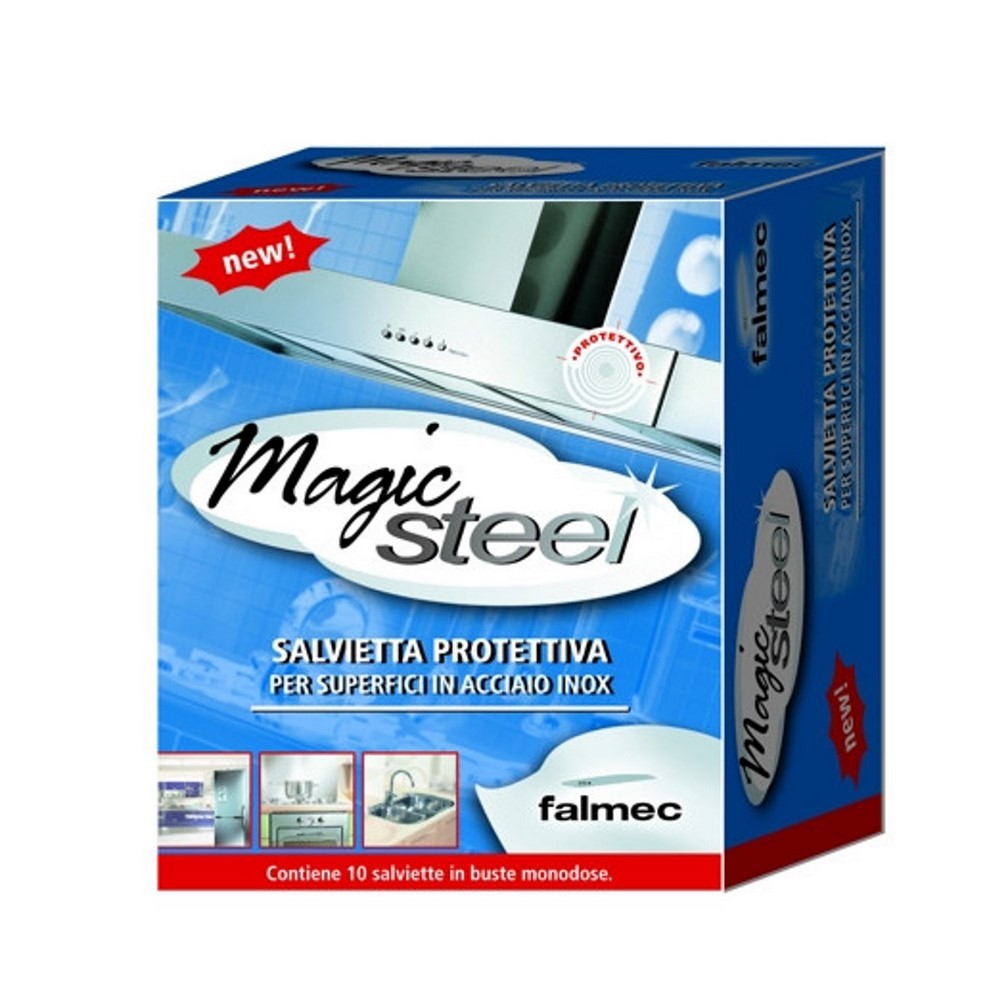 pacchetto 10 salviette MAGIC STEEL falmec Falmec